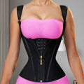Latex Waist Trainer & Shapewear Vest – Slimming Body Shaper with Steel Bones