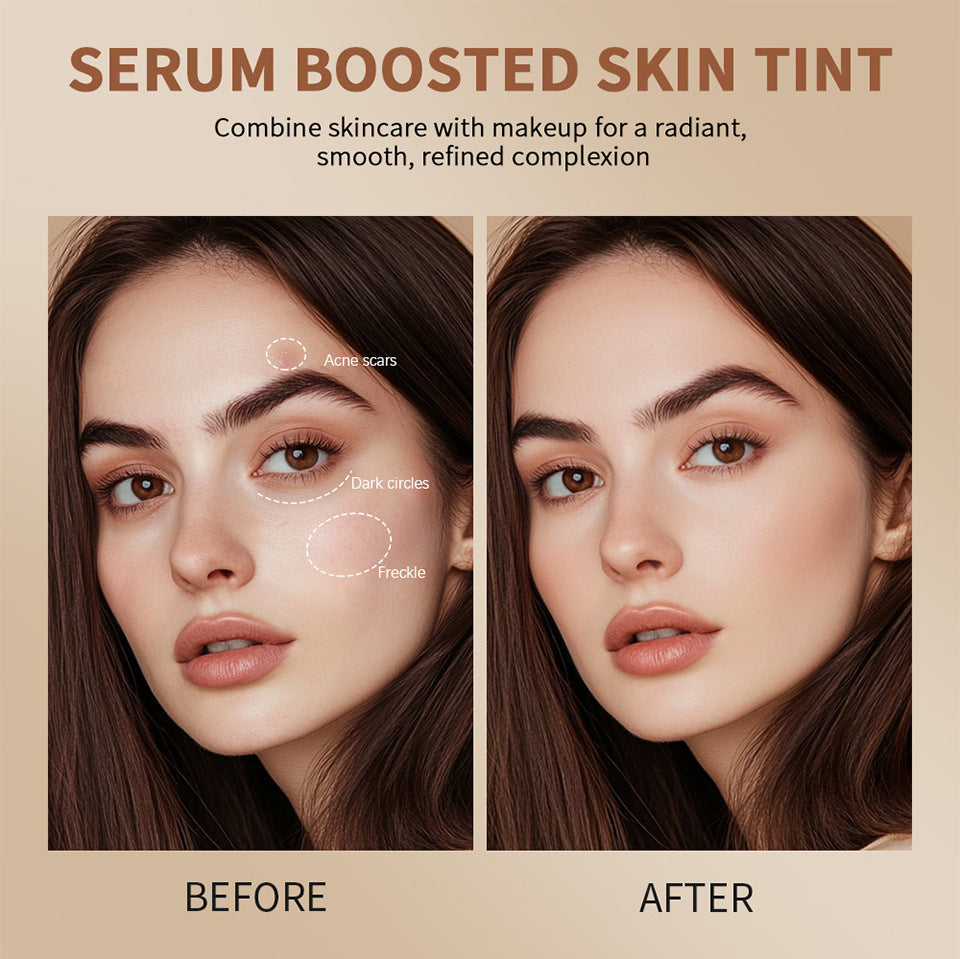 1/2PCS Skin Tint Stick Waterproof Nourishing Solid Tinted Serum Foundation Balm  Face Tinted Face Contour Stick Face Makeup