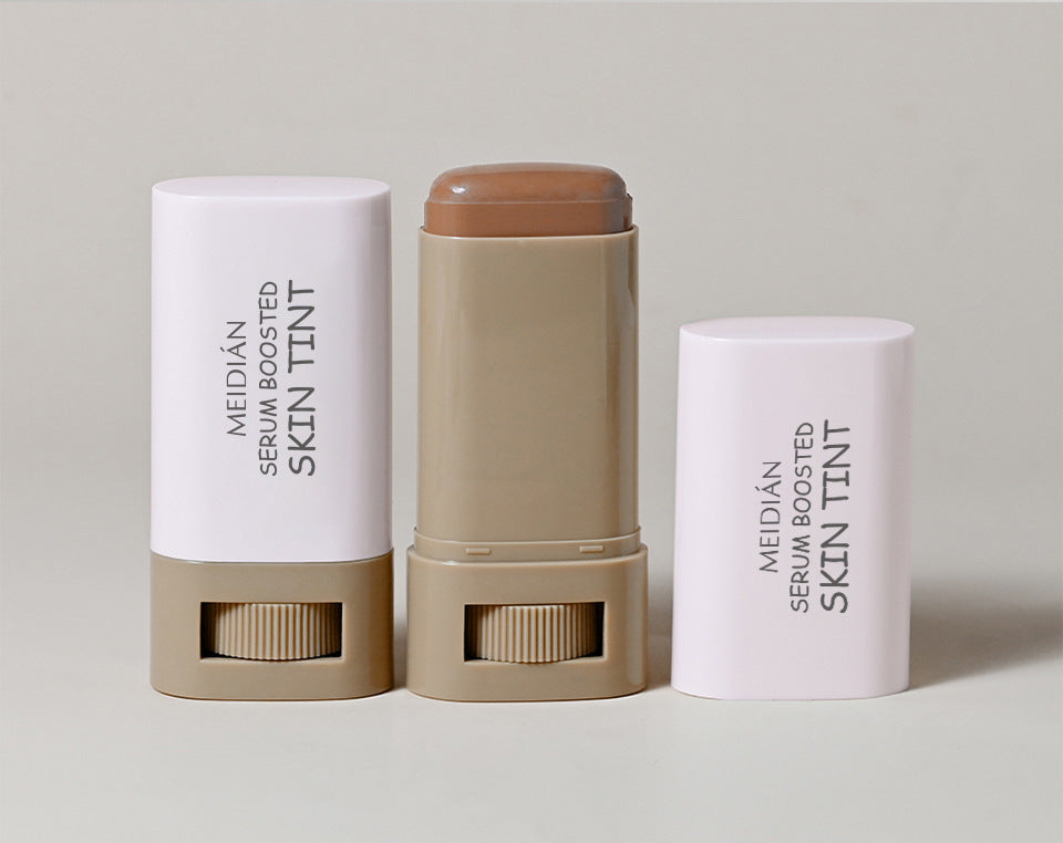 1/2PCS Skin Tint Stick Waterproof Nourishing Solid Tinted Serum Foundation Balm  Face Tinted Face Contour Stick Face Makeup