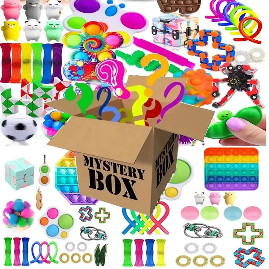 6-50 sets of random casual mystery gift boxes,featuring300 different styles for stress relief and relaxation,suitable for adults