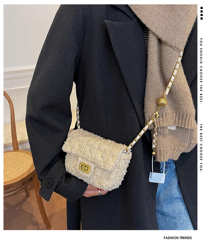 High-looking Fashionable Women's Bags Chain Small Bags Crossbody Bags High-end Design Handbags