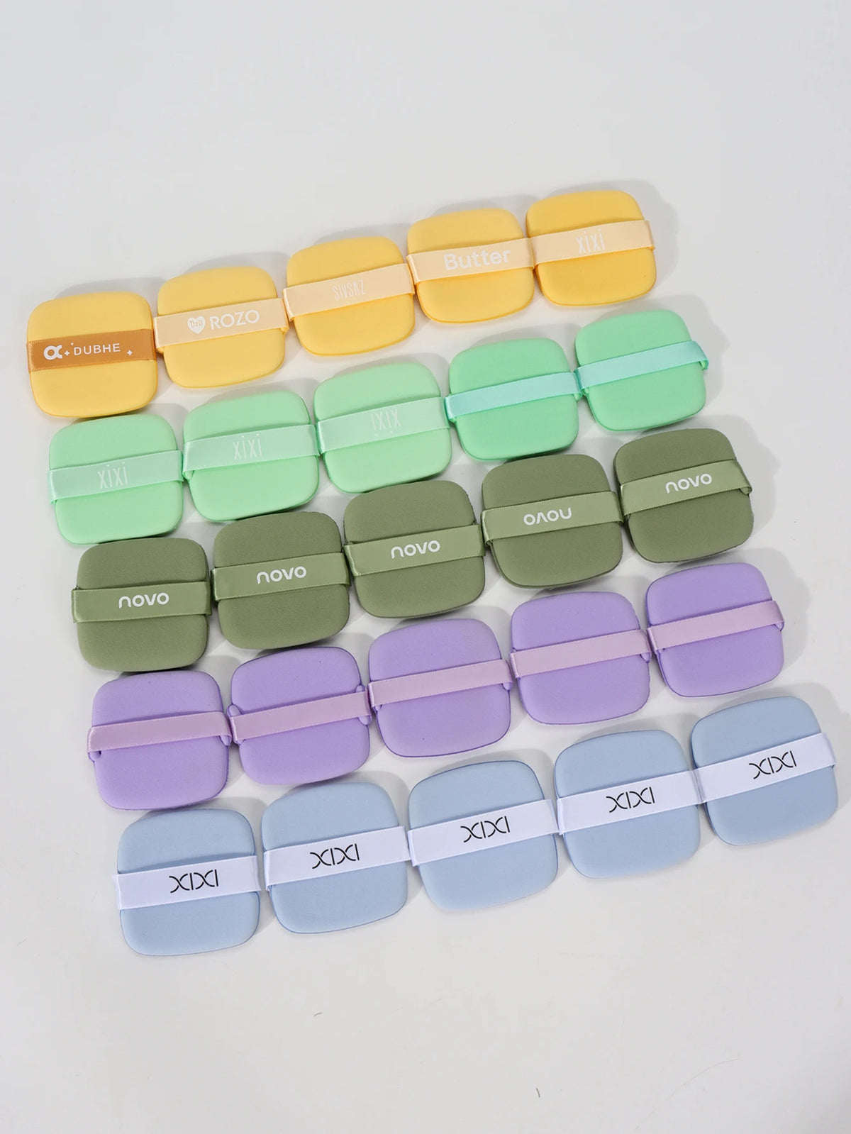 50Pcs Random Cushion Puffs, for Setting Makeup, Applying Makeup, Suitable for All Skin Types