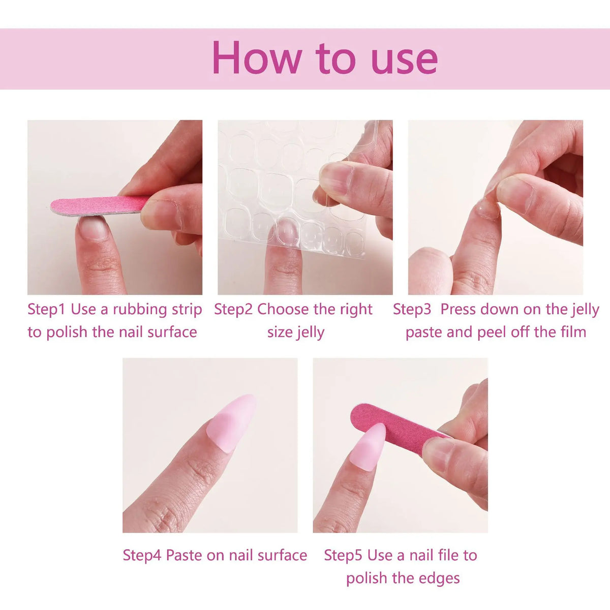 Cute Press on Nails Press ons Cute Press on Nails Set Cute Medium Press on Nails Dog Design Press on Nails Stickers False Nails