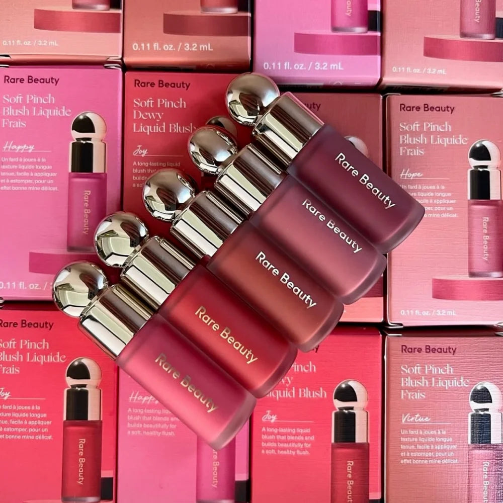 Rare Beauty Soft Pinch Liquid Blush Silky Lightweight Breathable Long Lasting Plump Makeup Hope Love Virtue Happy Wonder Worth