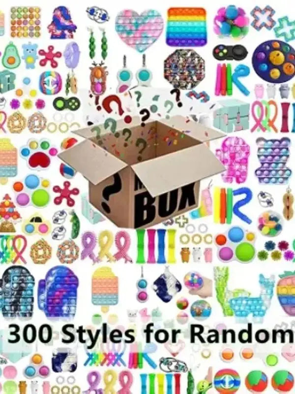6-50 sets of random casual mystery gift boxes,featuring300 different styles for stress relief and relaxation,suitable for adults