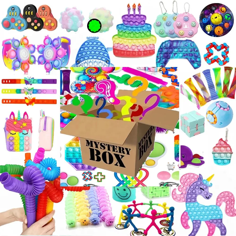 6-50 sets of random casual mystery gift boxes,featuring300 different styles for stress relief and relaxation,suitable for adults