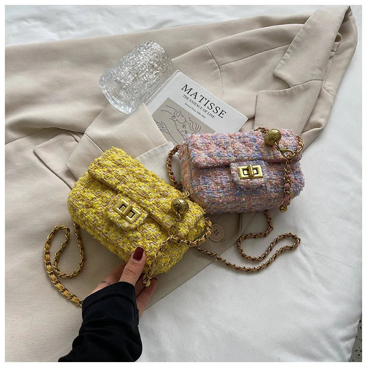 High-looking Fashionable Women's Bags Chain Small Bags Crossbody Bags High-end Design Handbags