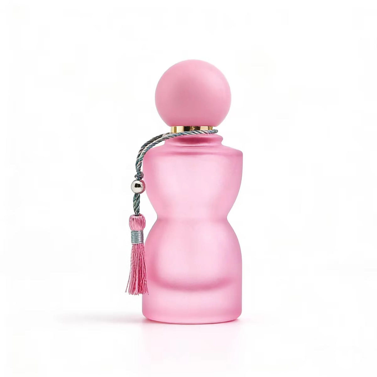 High-end screw cap perfume decanter 30ml colored matt glass spray bottle travel portable cosmetics empty bottle