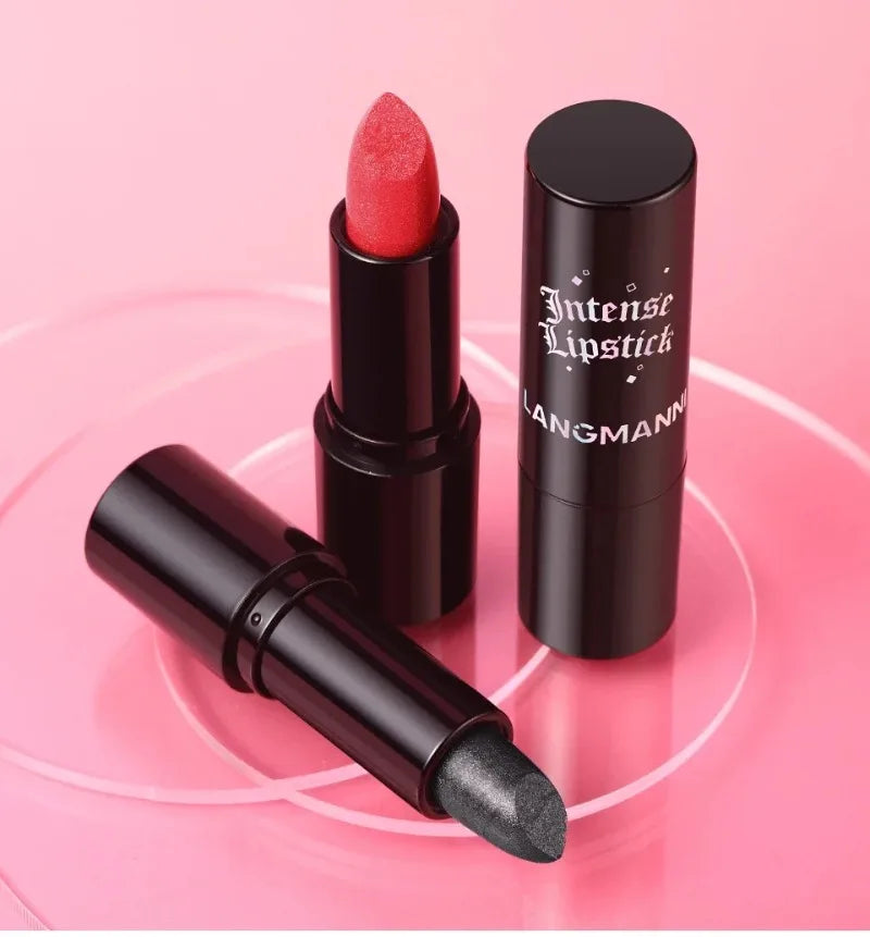 Nude Gray Metallic Lipstick Glitter Diamond Waterproof Long-Lasting Lip Gloss High Pigment Shiny Sparkling Pearl Lip Tint Makeup