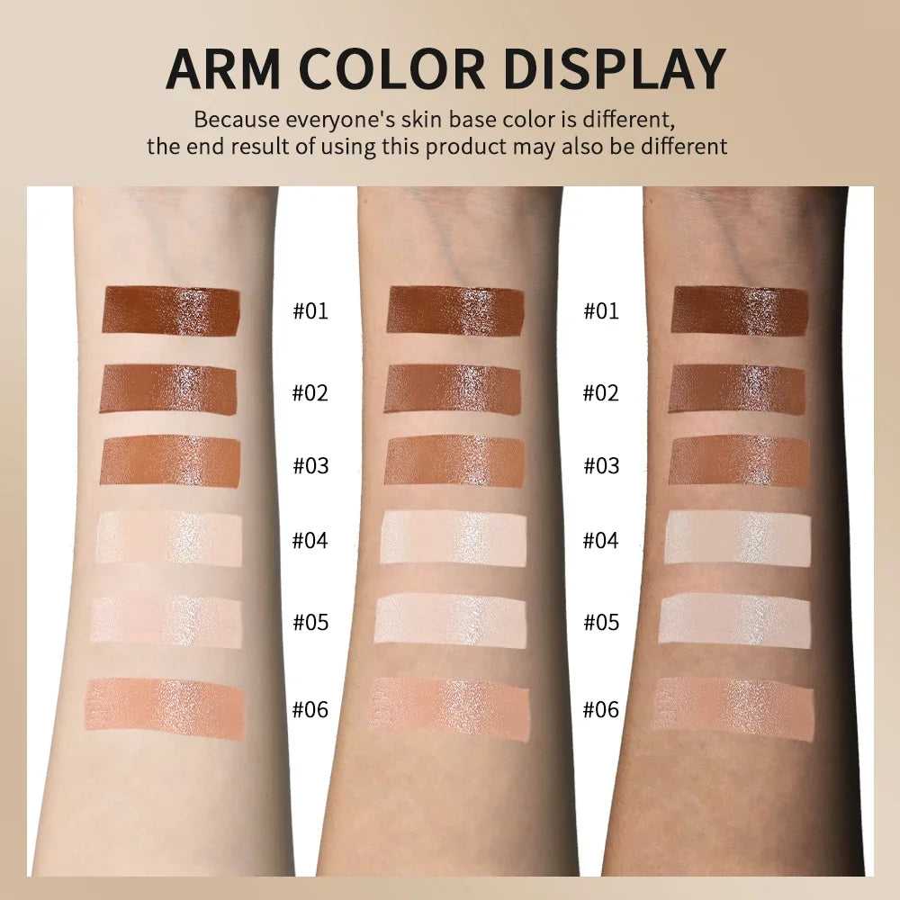 1/2PCS Skin Tint Stick Waterproof Nourishing Solid Tinted Serum Foundation Balm  Face Tinted Face Contour Stick Face Makeup
