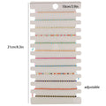 12pcs Multi-Color Bracelets Set Small Beads Charms Bracelet Adjustable Rope Bracelet Jewelry for Girls Women