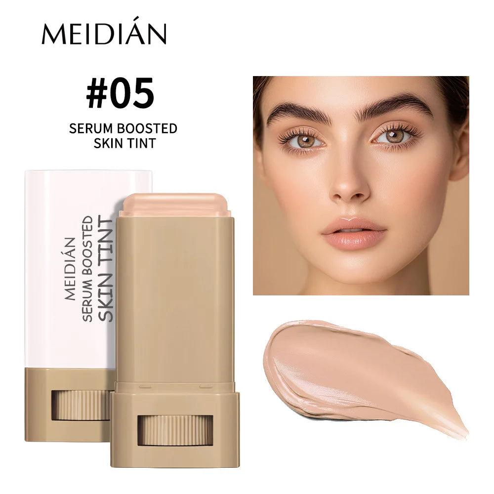 1/2PCS Skin Tint Stick Waterproof Nourishing Solid Tinted Serum Foundation Balm  Face Tinted Face Contour Stick Face Makeup