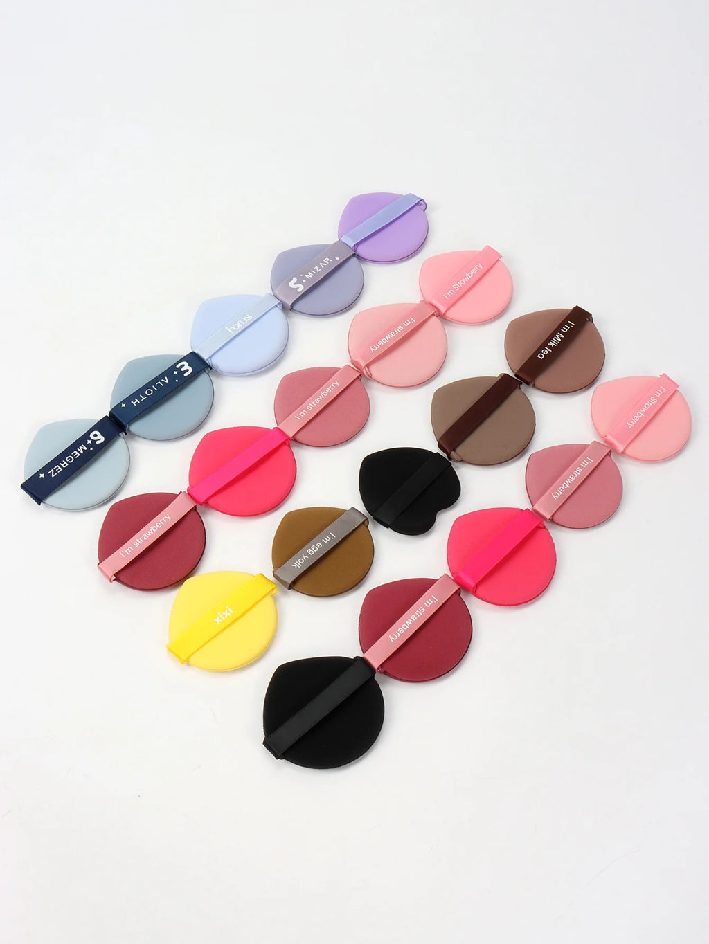 50Pcs Random Cushion Puffs, for Setting Makeup, Applying Makeup, Suitable for All Skin Types