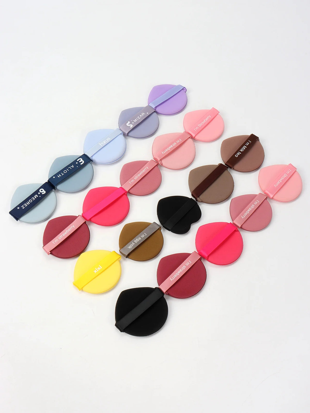 50Pcs Random Cushion Puffs, for Setting Makeup, Applying Makeup, Suitable for All Skin Types