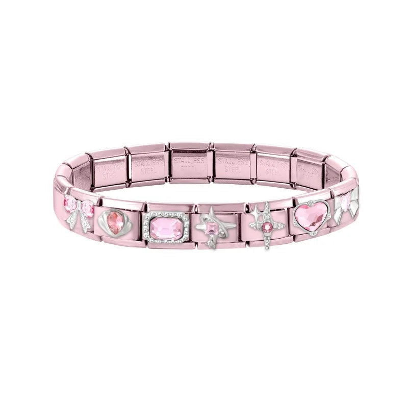 Fashion Starfish Shell Whale Pendant Series  Women Men Charm Link Fit 9mm Stainless Steel Italian Bracelet Making DIY Jewelrys