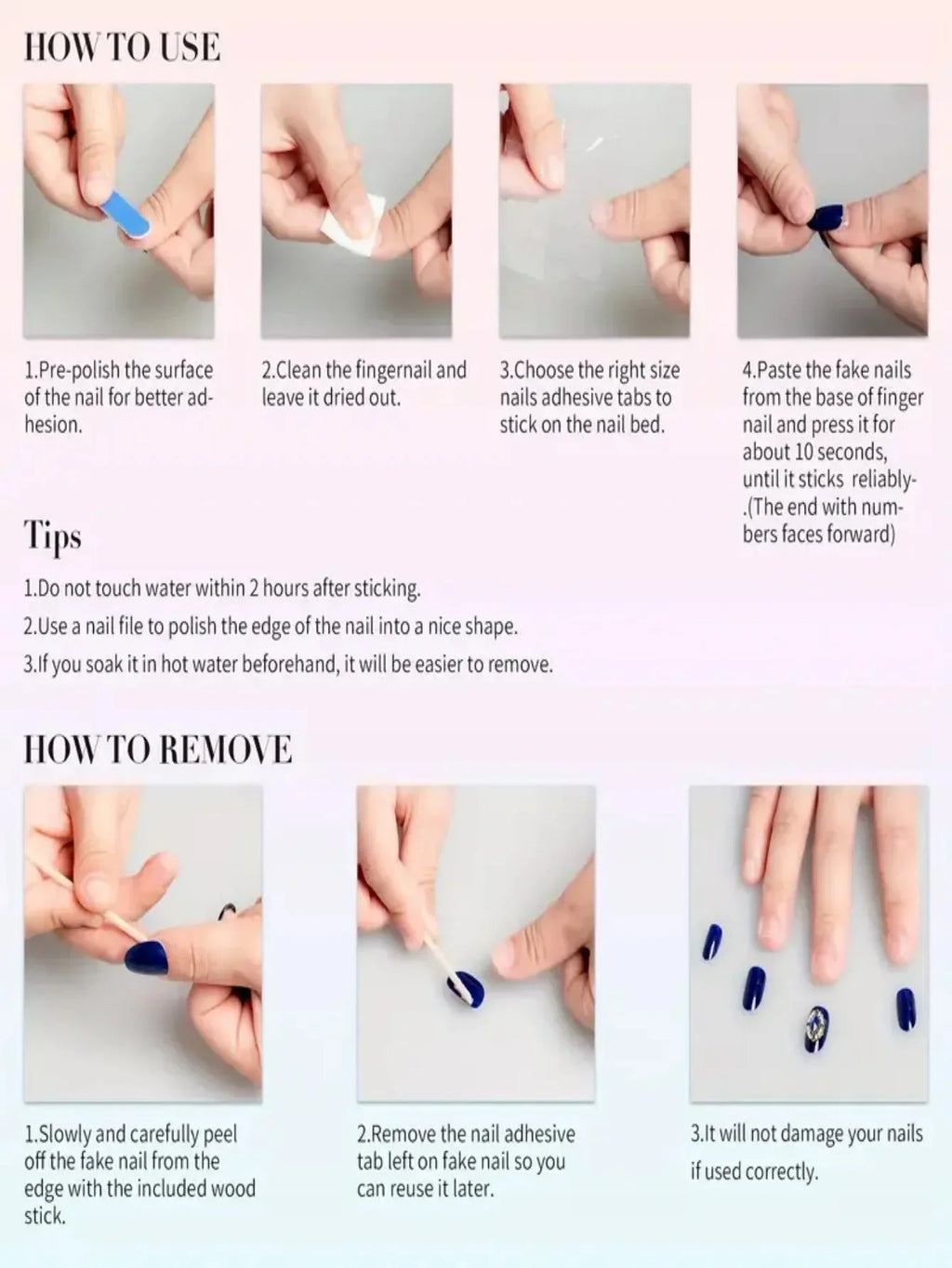 10PCS Oval Handmade Press On Nails,Fresh And Gentle Style,Suitable For Festivals Parties And Daily Wear.