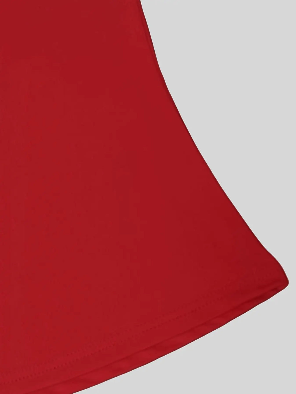 Women Red Solid Color Strapless Bandeau Top Casual Slim Fit Form Fitting Tube Top For Daily Wear Streetwear & Y2K Style