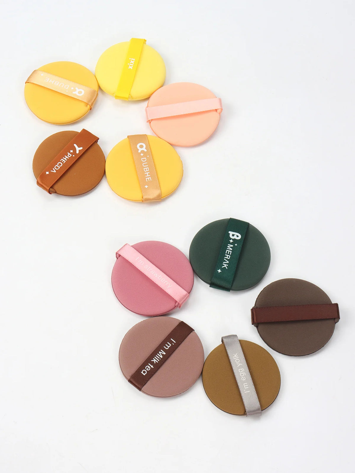 50Pcs Random Cushion Puffs, for Setting Makeup, Applying Makeup, Suitable for All Skin Types
