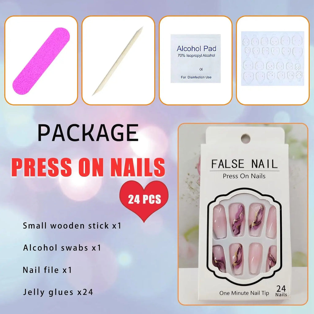 Cute Press on Nails Press ons Cute Press on Nails Set Cute Medium Press on Nails Dog Design Press on Nails Stickers False Nails