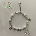 Heart charm shaped bracelet women Handmade
