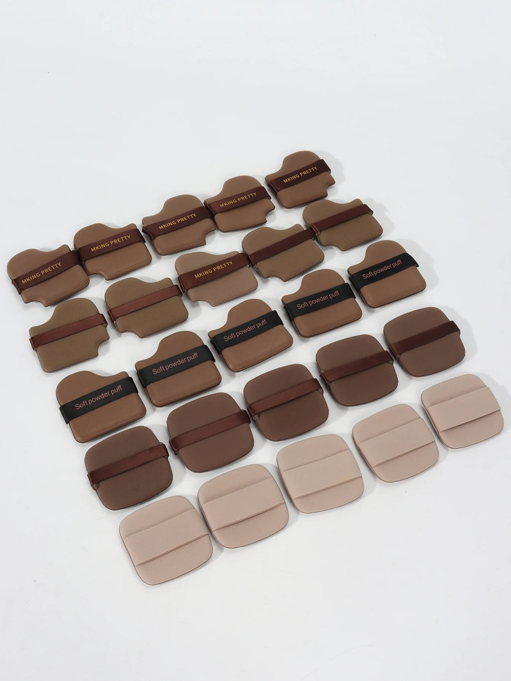 50Pcs Random Cushion Puffs, for Setting Makeup, Applying Makeup, Suitable for All Skin Types