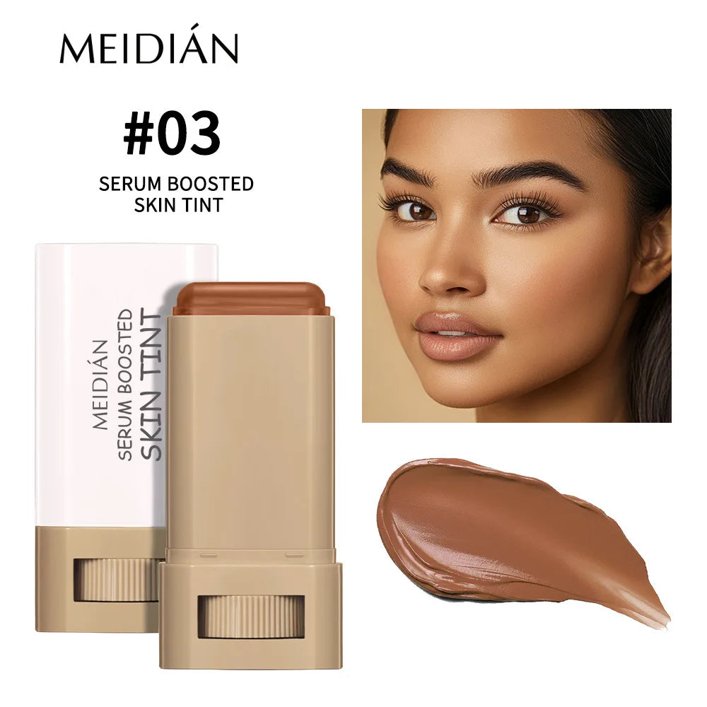 1/2PCS Skin Tint Stick Waterproof Nourishing Solid Tinted Serum Foundation Balm  Face Tinted Face Contour Stick Face Makeup