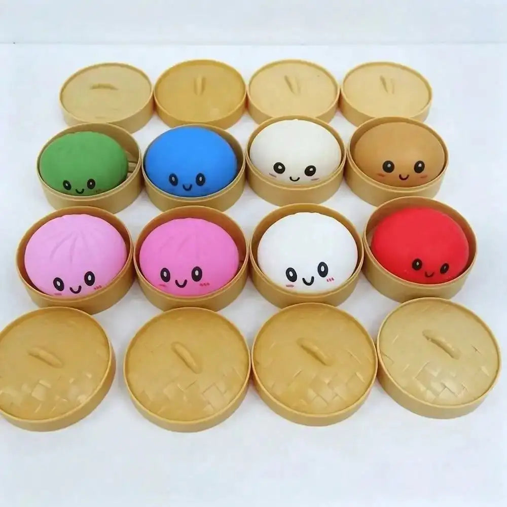 Assorted Slow Rebound Squishy Blind Box Cute Food Animal, Stress Relief Squeeze Sensory Fidget Toy Decompression Gift