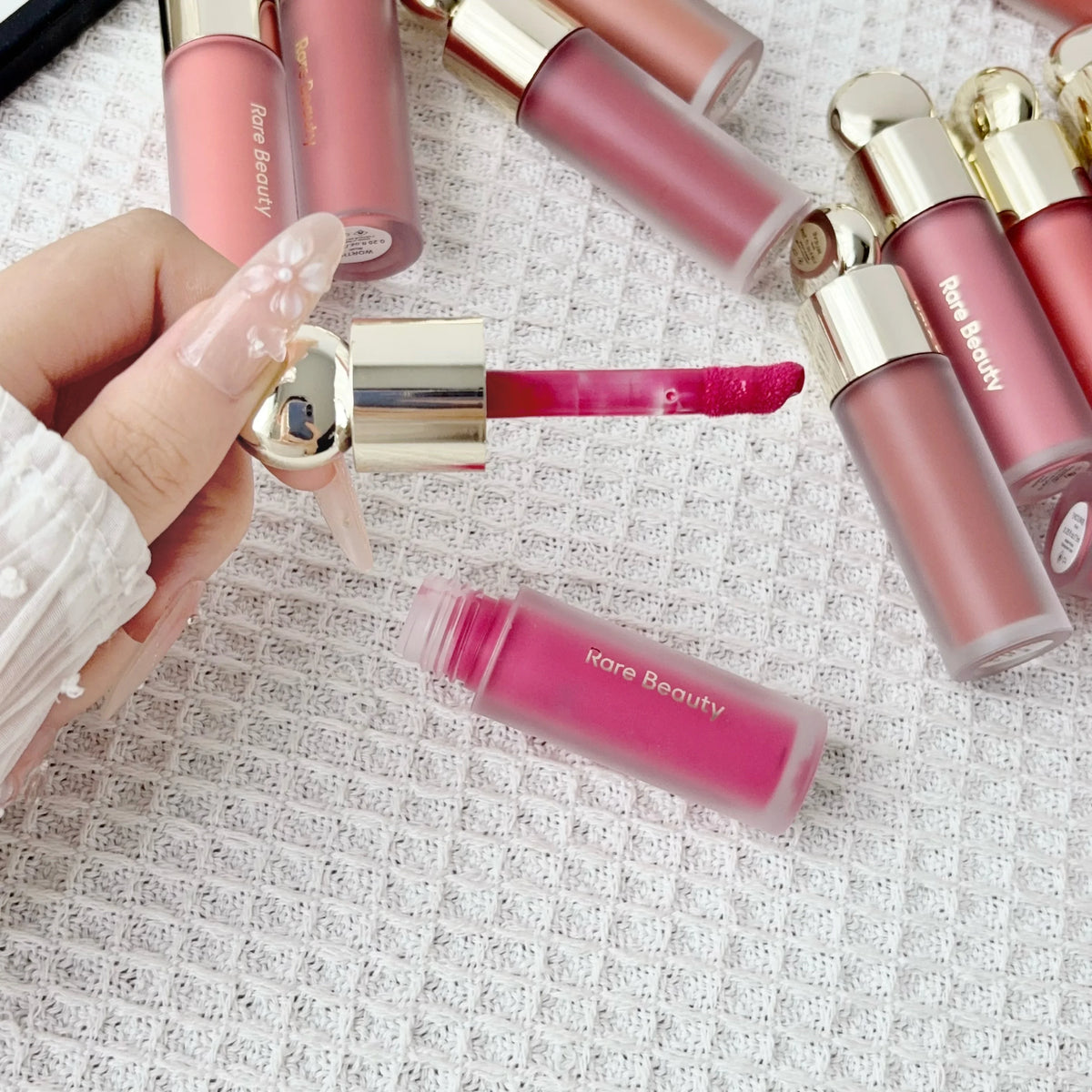 Rare Beauty Soft Pinch Liquid Blush Silky Lightweight Breathable Long Lasting Plump Makeup Hope Love Virtue Happy Wonder Worth