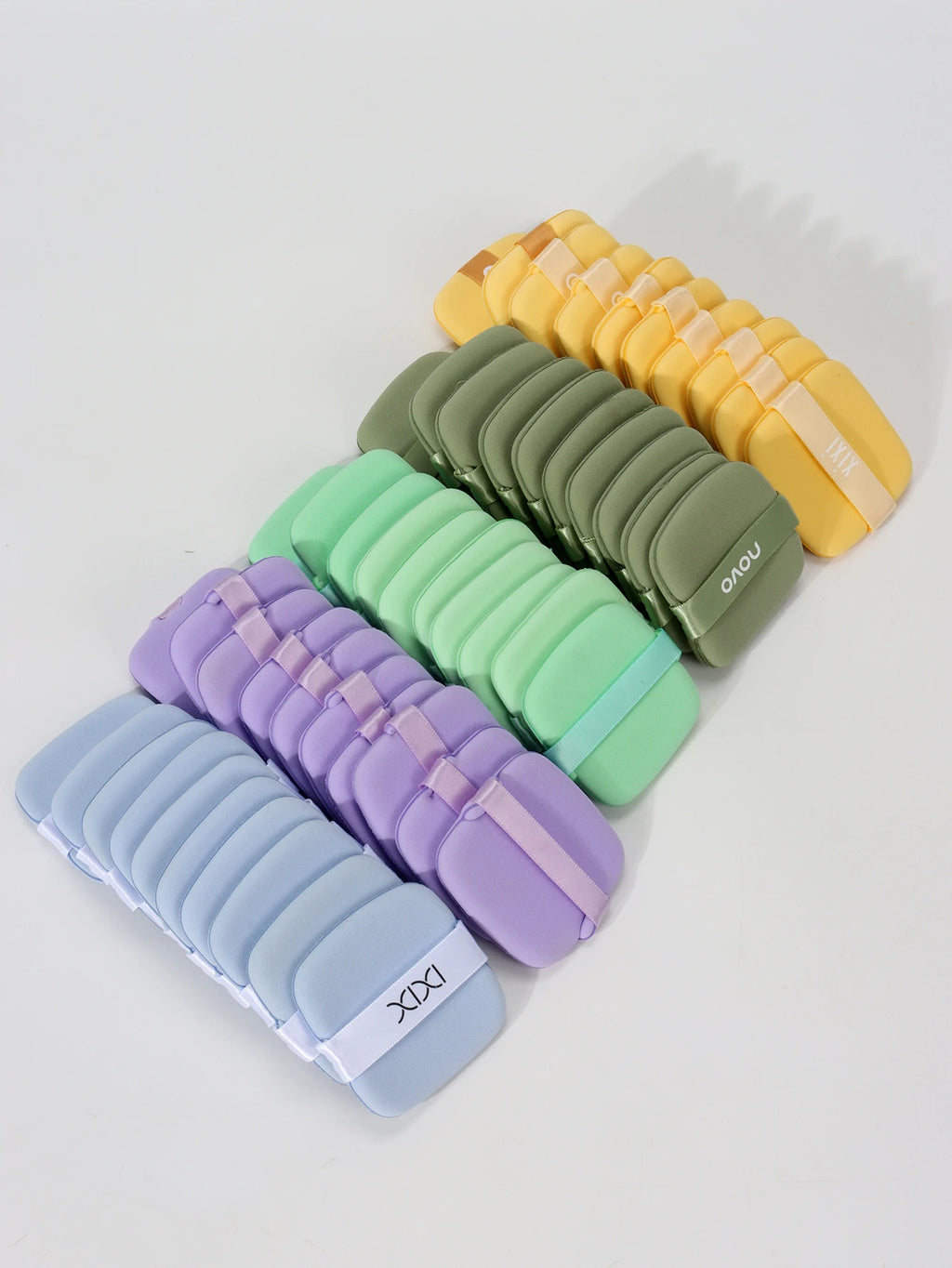 50Pcs Random Cushion Puffs, for Setting Makeup, Applying Makeup, Suitable for All Skin Types