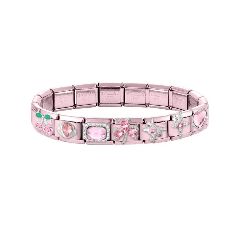 Fashion Starfish Shell Whale Pendant Series  Women Men Charm Link Fit 9mm Stainless Steel Italian Bracelet Making DIY Jewelrys