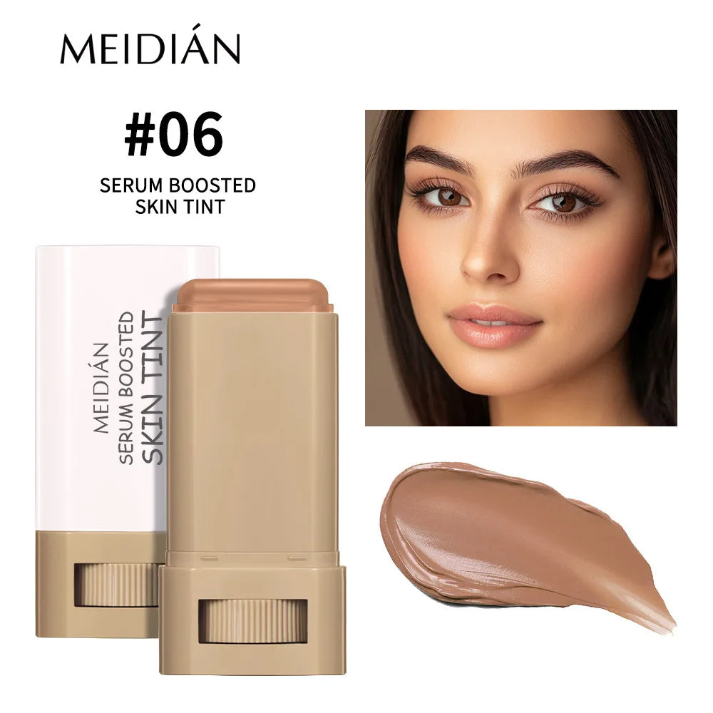 1/2PCS Skin Tint Stick Waterproof Nourishing Solid Tinted Serum Foundation Balm  Face Tinted Face Contour Stick Face Makeup