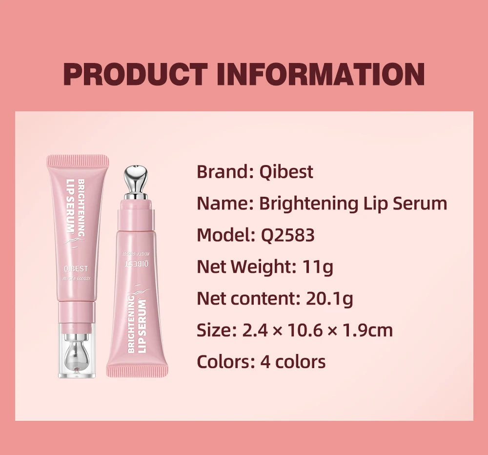 QIBEST Mirror Watery Crystal Jelly Lipgloss Tint Long Lasting Moisturizing Lipstick Shiny Glitter Lip Glaze Nourishing Makeup
