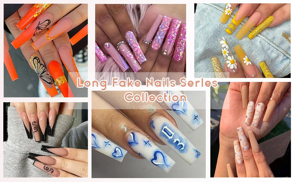 Cute Press on Nails Press ons Cute Press on Nails Set Cute Medium Press on Nails Dog Design Press on Nails Stickers False Nails