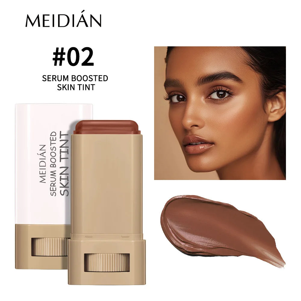 1/2PCS Skin Tint Stick Waterproof Nourishing Solid Tinted Serum Foundation Balm  Face Tinted Face Contour Stick Face Makeup