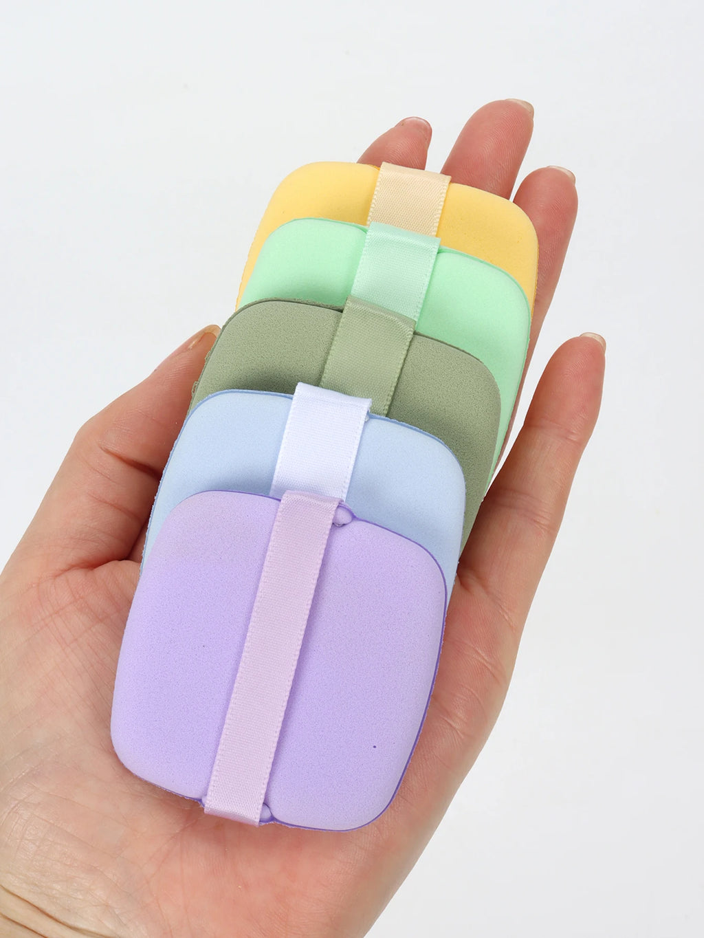 50Pcs Random Cushion Puffs, for Setting Makeup, Applying Makeup, Suitable for All Skin Types